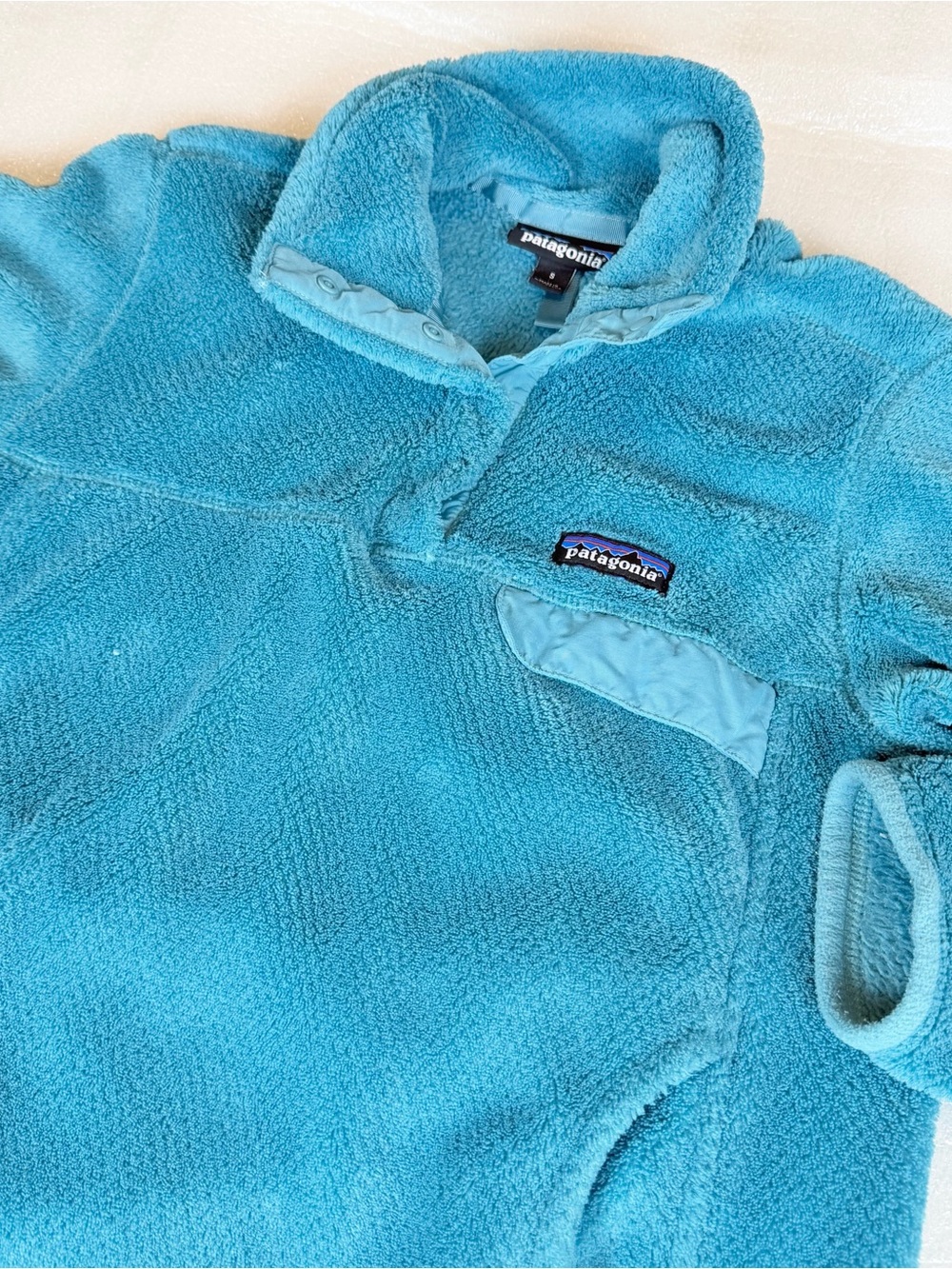 Patagonia Women’s Small Snap T Sweater Pullover Outdoor Hiking Camping 2544